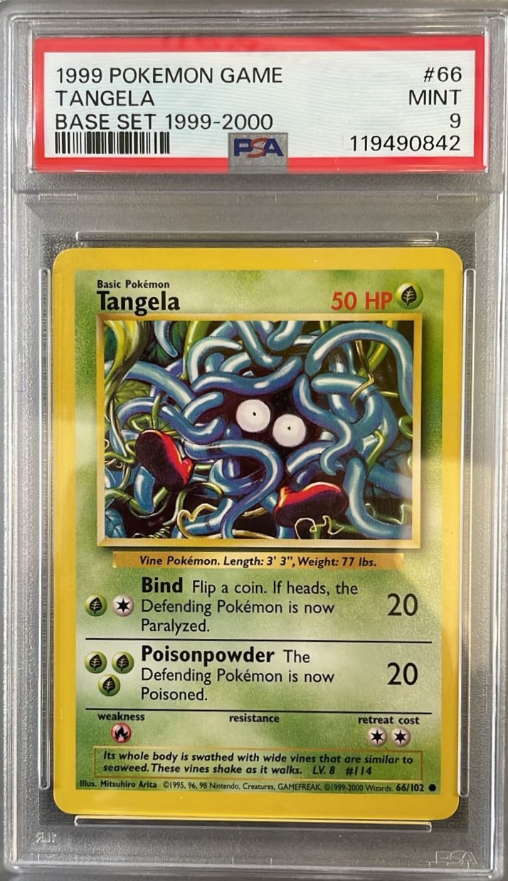 1999 Pokémon Game Tangela Base Set 1999–2000 #66 MINT